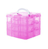 Transparent Portable Storage Container Box